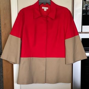 Coldwater Creek Bold Colorblock Jacket